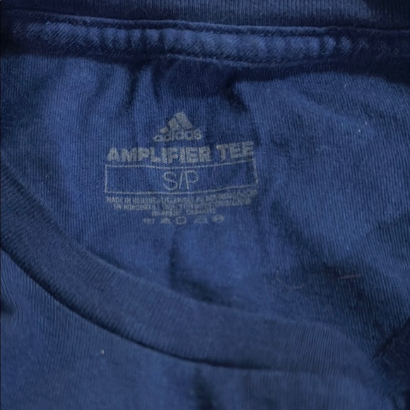 Adidas Royal Blue Long Sleeve Tee - Picture 2 of 3